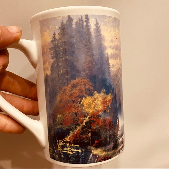 THOMAS KINKADE Lot of 4 Christmas Coffee Mugs EUC 1992-2003 - Picture 10 of 16